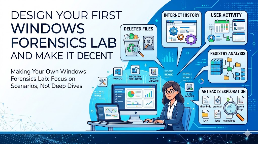 Design your first Windows Forensics Lab and make it decent!