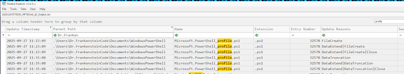 File rename/move evidence