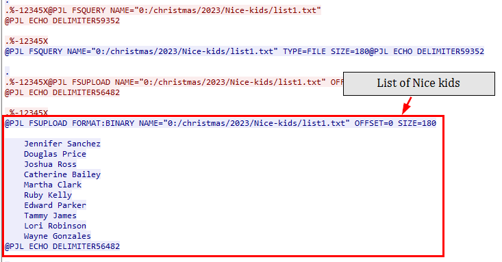 PJL FSUPLOAD — Nice-kids list1.txt retrieved