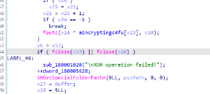 XOR cipher loop — 16-byte repeating key EncryptingC4Fun!