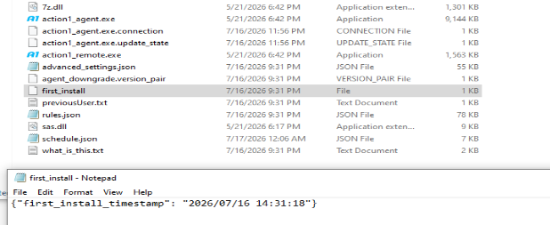 first_install timestamp file