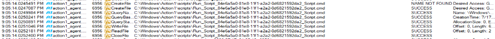 Temp .cmd script deleted after execution