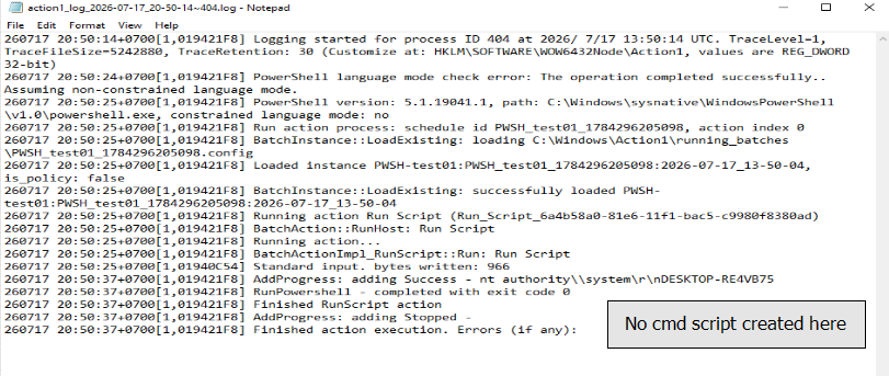 PowerShell basic command process tree