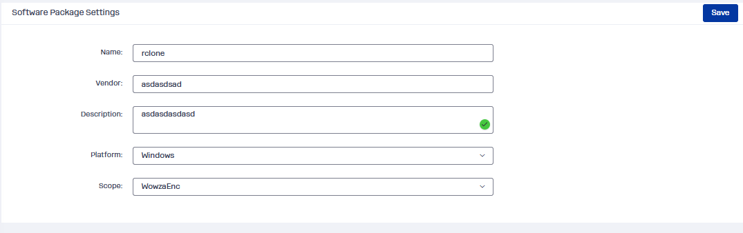 Custom package formats accepted