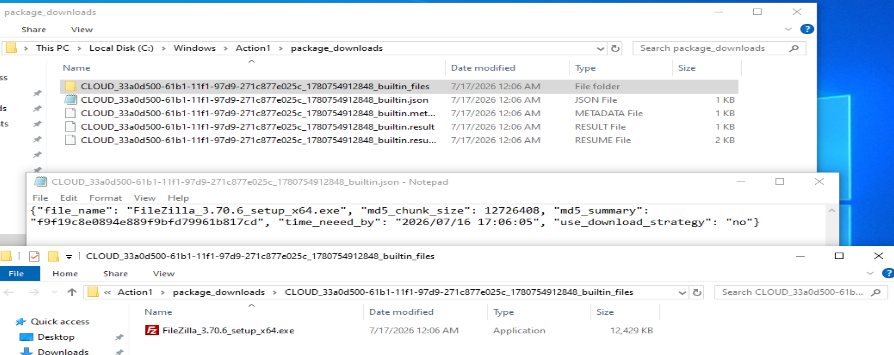 package_downloads sidecar files