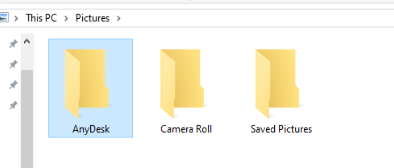 Screenshot and screen recording folders created in Pictures and Videos