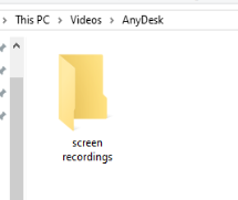 Screenshot and screen recording folders created in Pictures and Videos