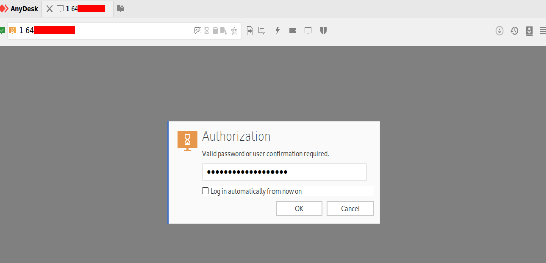 AnyDesk service runs at boot enabling unattended access