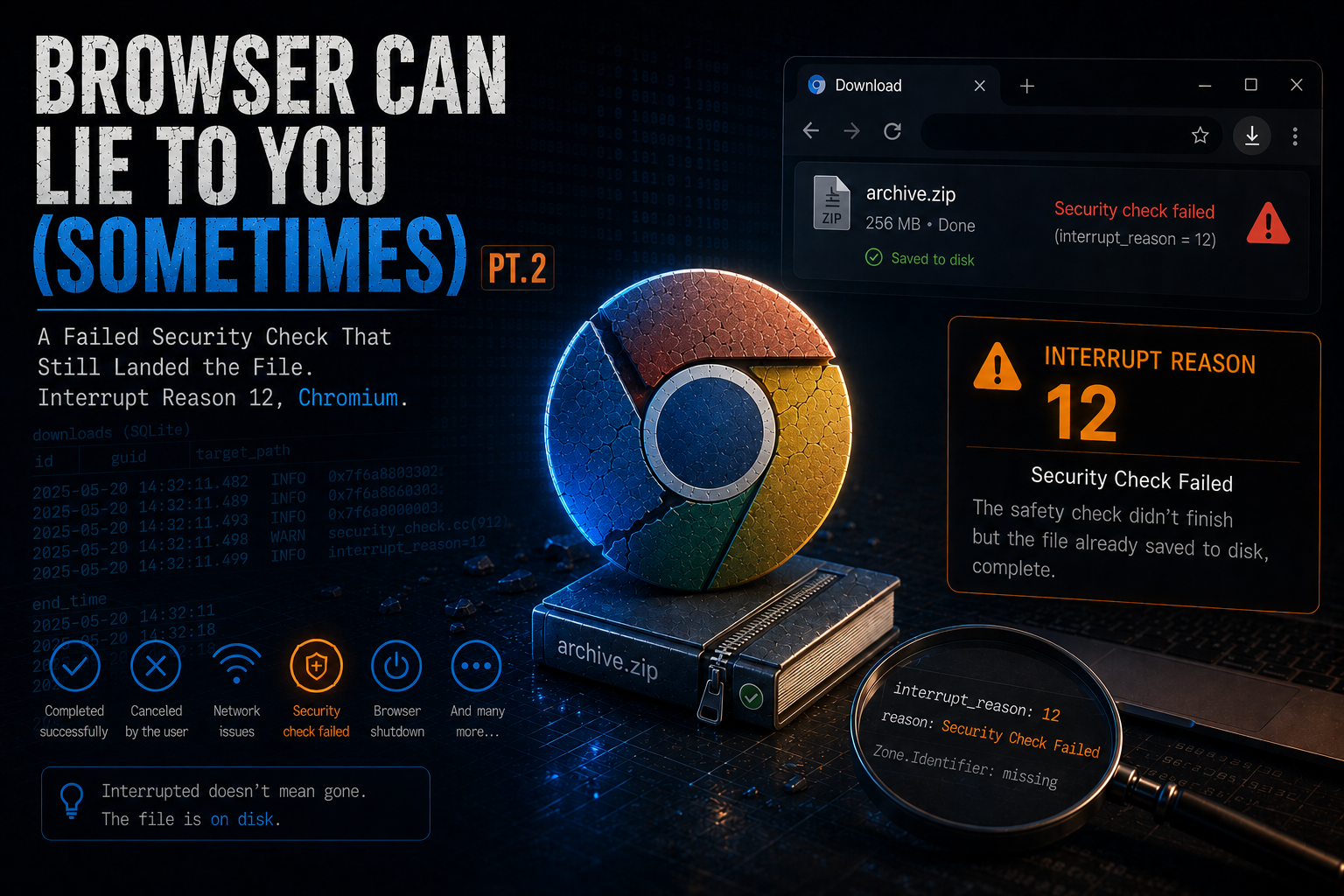 Browser Can Lie to You (Sometimes), Part 2: A Failed Security Check That Still Landed the File