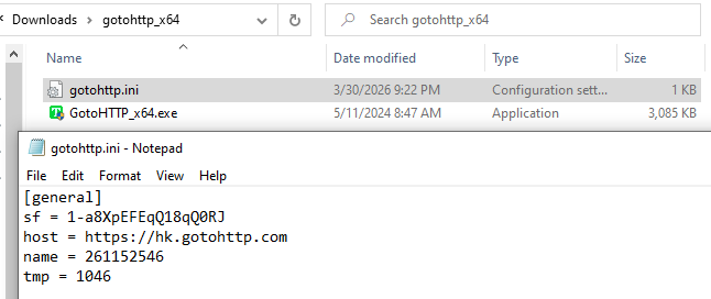 Content of gotohttp.ini