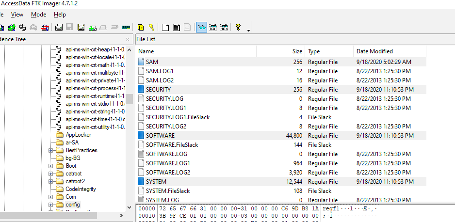 Windows forensics artifacts overview