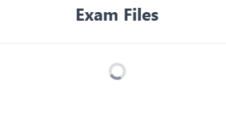 Exam issue: files stuck on infinite loading, VM disappeared