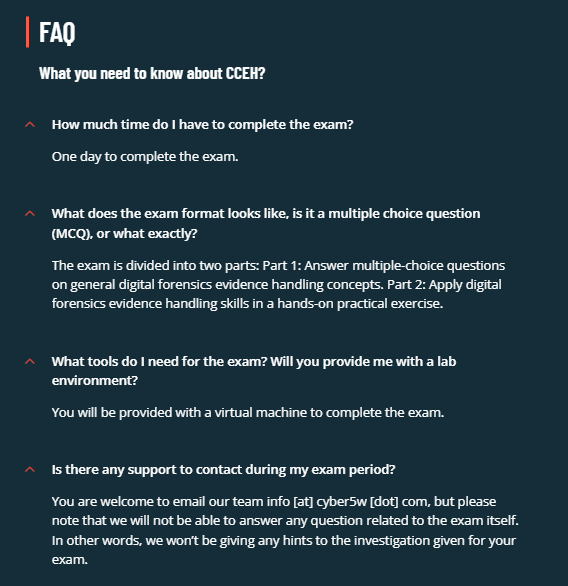Exam structure: 24-hour window, theory and hands-on parts, VM provided