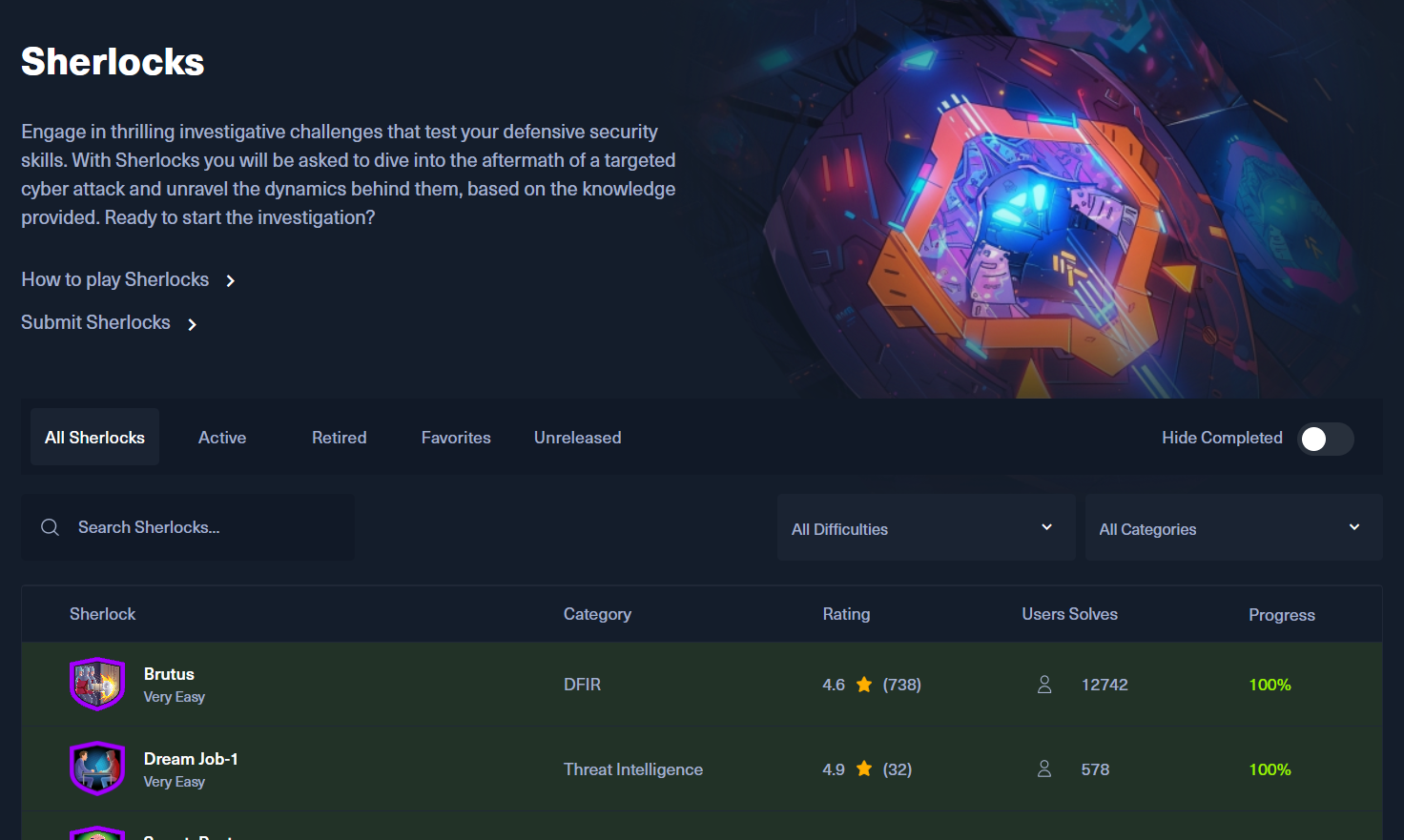 HackTheBox Sherlocks — practice for CDSA