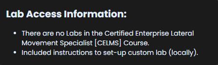 CELMS local lab setup guide