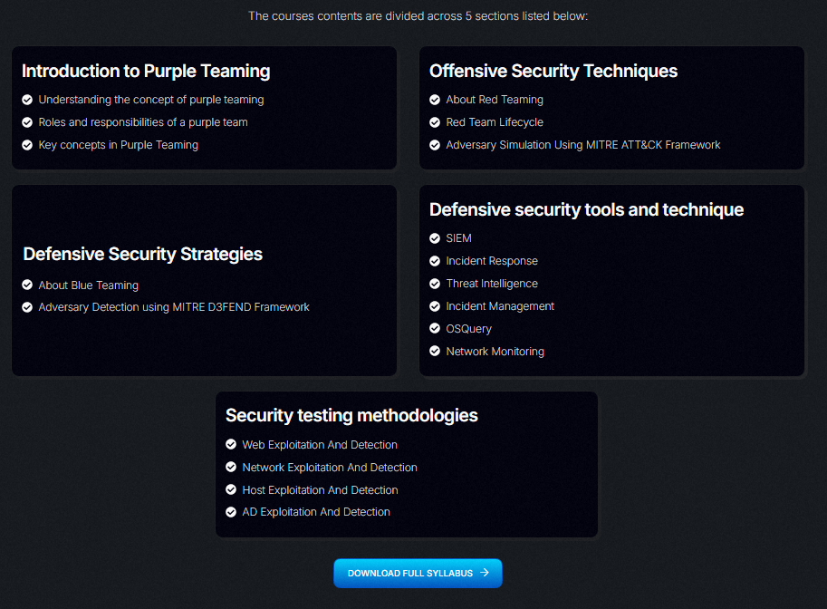 CPTA v2 course portal