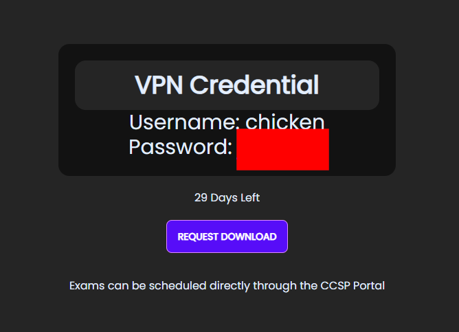 OpenVPN file and credentials for lab environment