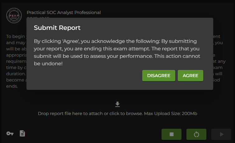 PSAP report template